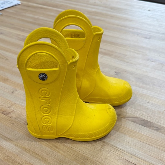 CROCS Other - CROCS Kids Bright Yellow Rain Boots